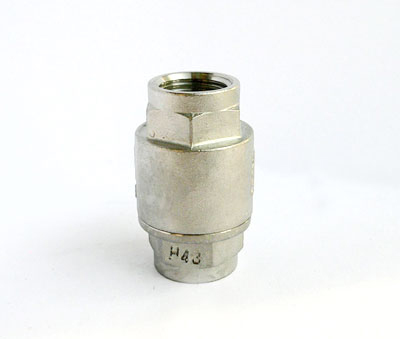 2PC Spring Vertical Check Vakve