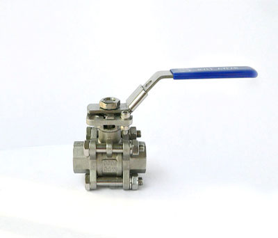 3PC Ball Valve with Mouting Pad